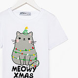 Пижама новогодняя детская KAFTAN "MEOWY XMAS", размер 28 (86-92 см), фото 10