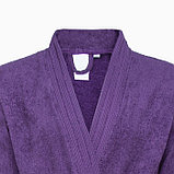 Халат махровый LoveLife "Royal" цвет светло-фиолетовый размер 42-44 (S) 100% хлопок, 330 гр/м2, фото 10