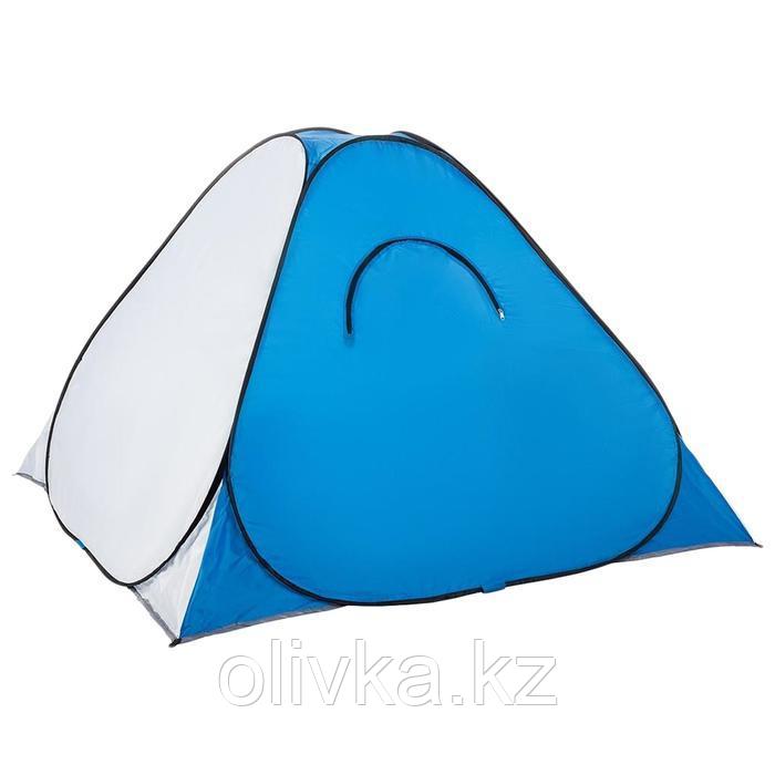 Палатка самораскрывающаяся, дно на молнии, 2 х 2 м, цвет бело-голубой (PR-D-TNC-038-2) - фото 2 - id-p105780560