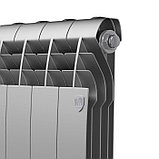 Радиатор биметаллический Royal Thermo BiLiner new/Silver Satin, 500 x 80 мм, 6 секций, хром, фото 4