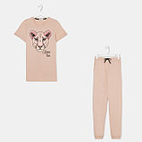 Пижама женская (футболка и брюки) KAFTAN "Lion" р. 40-42, фото 2