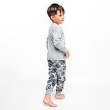 Пижама для мальчика, цвет серый, рост 122 см, фото 4