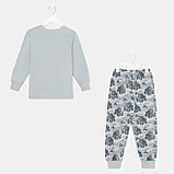 Пижама для мальчика, цвет серый, рост 122 см, фото 9