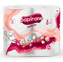 Бумажные полотенца «Papirone» по 2 шт - фото 1 - id-p63802524