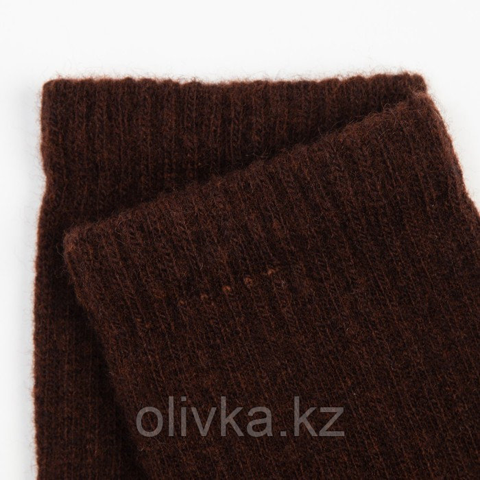 Носки мужские с пухом яка, цвет шоколадный, размер 44-46 - фото 2 - id-p105785338