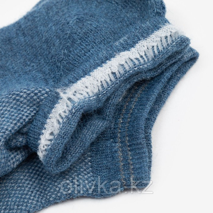 Носки женские укороченные «Soft merino», цвет джинс, размер 35-37 - фото 4 - id-p105785339