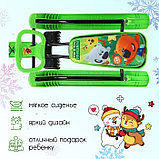 Снегокат «Тимка спорт 2 Ми-ми-мишки», ТС2/ММ2, цвет зелёный/чёрный, фото 3
