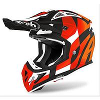 Шлем кроссовый AVIATOR ACE, матовый, размер XL, оранжевый, чёрный