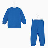 Костюм детский (свитшот, брюки) KAFTAN "Basic line", размер 36 (134-140), цвет синий, фото 10