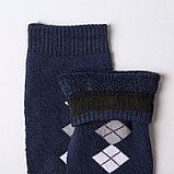 Носки мужские махровые, цвет тёмно-синий, размер 25-27, фото 2
