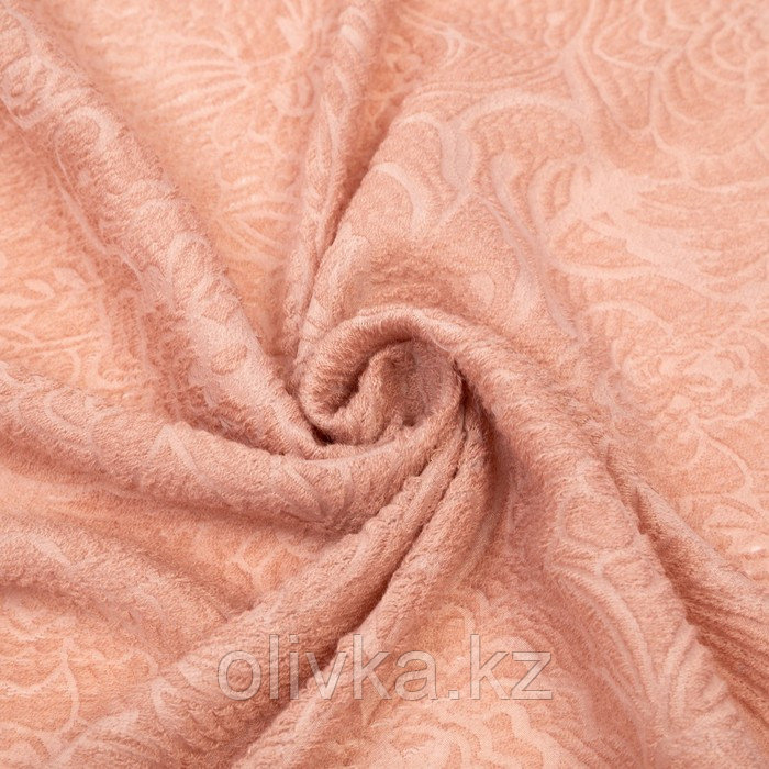 Палантин текстильный, цвет бежевый, размер 68х180 - фото 3 - id-p105784620