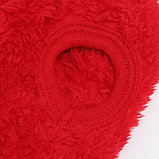 Свитер вязанный, велюр, размер  S (ДС 25, ОШ 24, ОГ 35 см), красный, фото 10