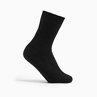 Носки мужские махровые Экозим цвет чёрный, размер 25