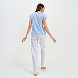 Пижама женская KAFTAN "Звёздочки" брюки, футболка, р. 40-42, фото 3
