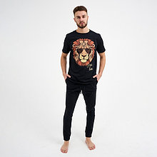Пижама мужская (футболка и брюки) KAFTAN "Lion" р.52