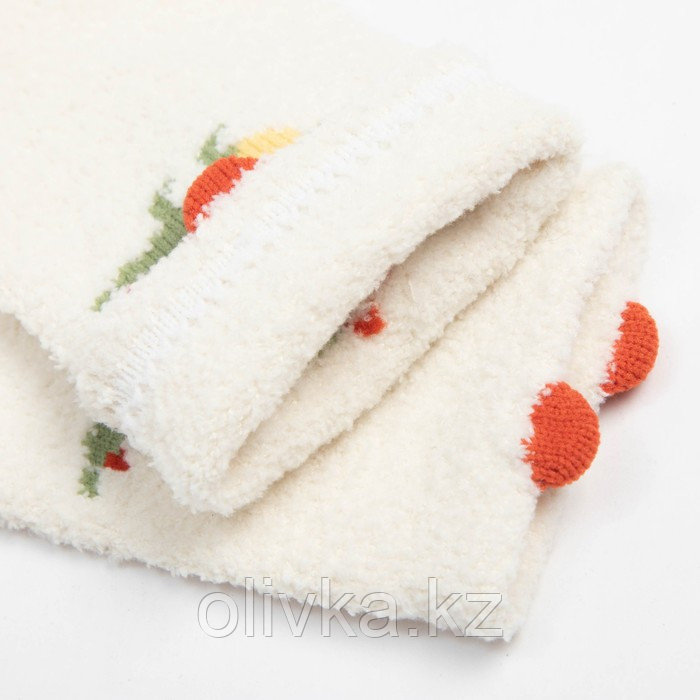 Носки детские махровые со стопперами MINAKU, цвет белый, размер 10-12 см - фото 3 - id-p105783860