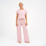 Пижама женская (футболка и брюки) KAFTAN "Basic" размер 40-42, цвет розовый, фото 3