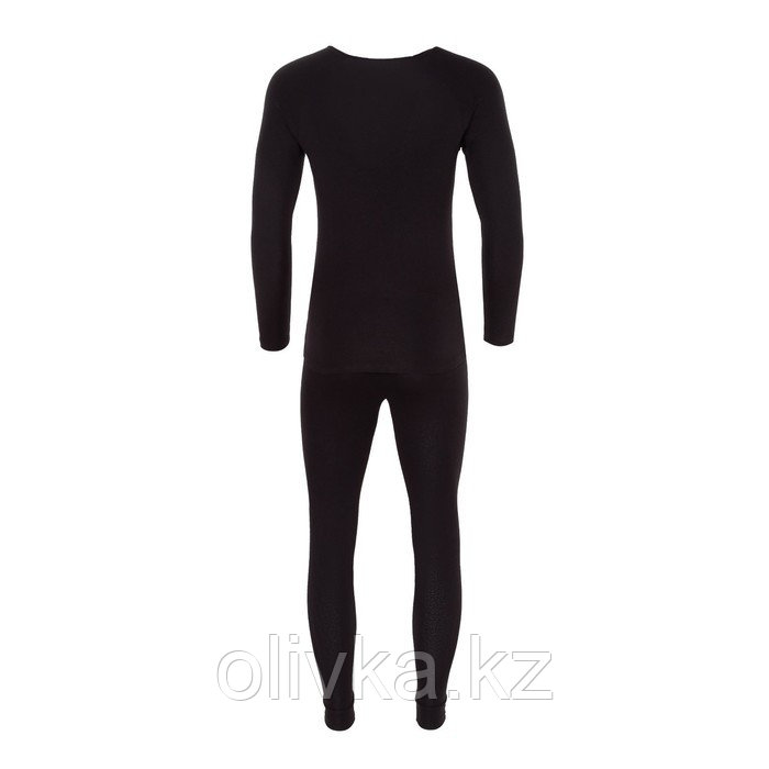 Термобельё мужское (джемпер, кальсоны), цвет чёрный, размер 46 - фото 7 - id-p105785495