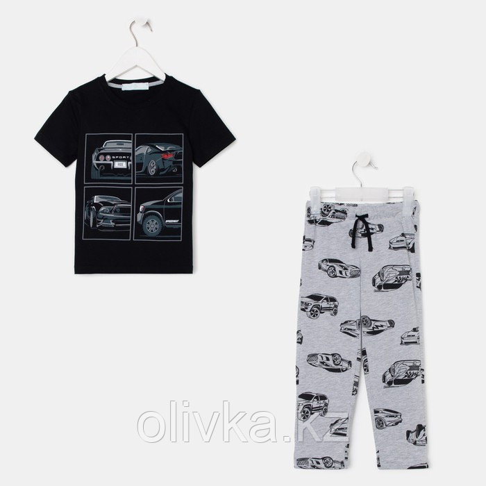 Пижама детская для мальчика KAFTAN "Cars" рост 98-104 (30) - фото 5 - id-p105783114