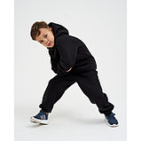 Костюм детский с начёсом (толстовка, брюки) KAFTAN "Basic line" р.30 (98-104), чёрный, фото 6