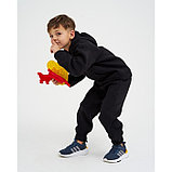 Костюм детский с начёсом (толстовка, брюки) KAFTAN "Basic line" р.30 (98-104), чёрный, фото 7