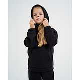 Костюм детский с начёсом (толстовка, брюки) KAFTAN "Basic line" р.30 (98-104), чёрный, фото 8