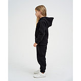 Костюм детский с начёсом (толстовка, брюки) KAFTAN "Basic line" р.30 (98-104), чёрный, фото 10