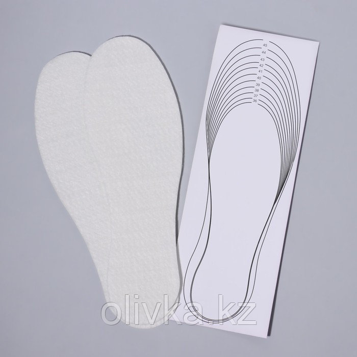 Стельки для обуви «Мягкий след», универсальные, 36-46 р-р, пара, цвет белый - фото 4 - id-p105782350