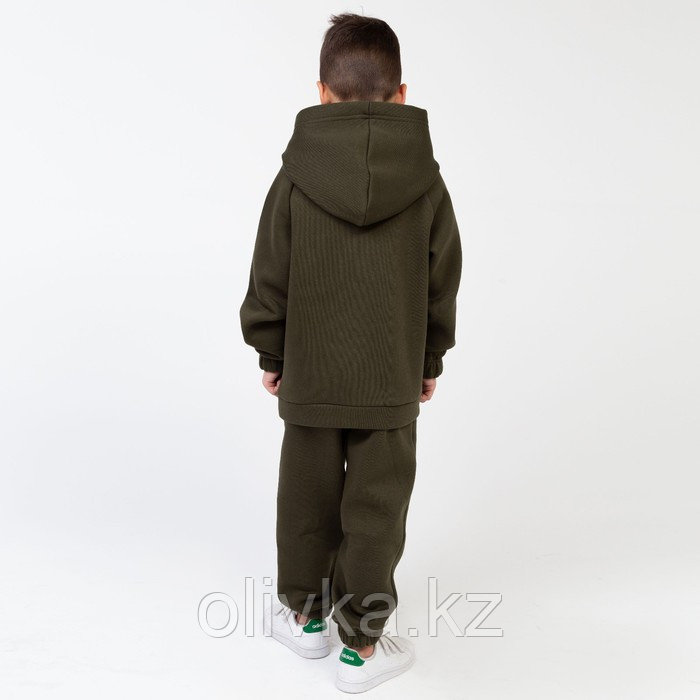 Костюм детский (толстовка, брюки) KAFTAN "Basic line" размер 30 (98-104), хаки - фото 7 - id-p105783143