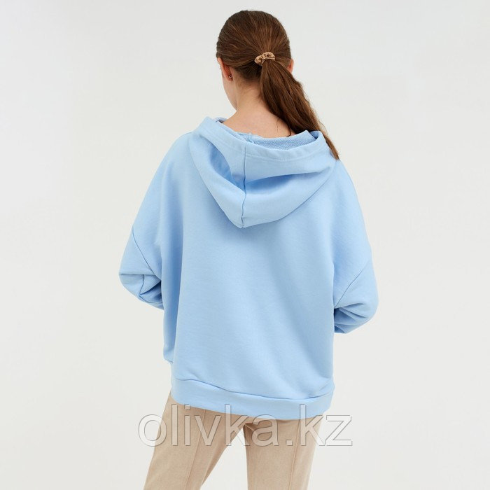 Худи женское MINAKU: Casual Collection цвет голубой размер 42-44 - фото 3 - id-p105783185