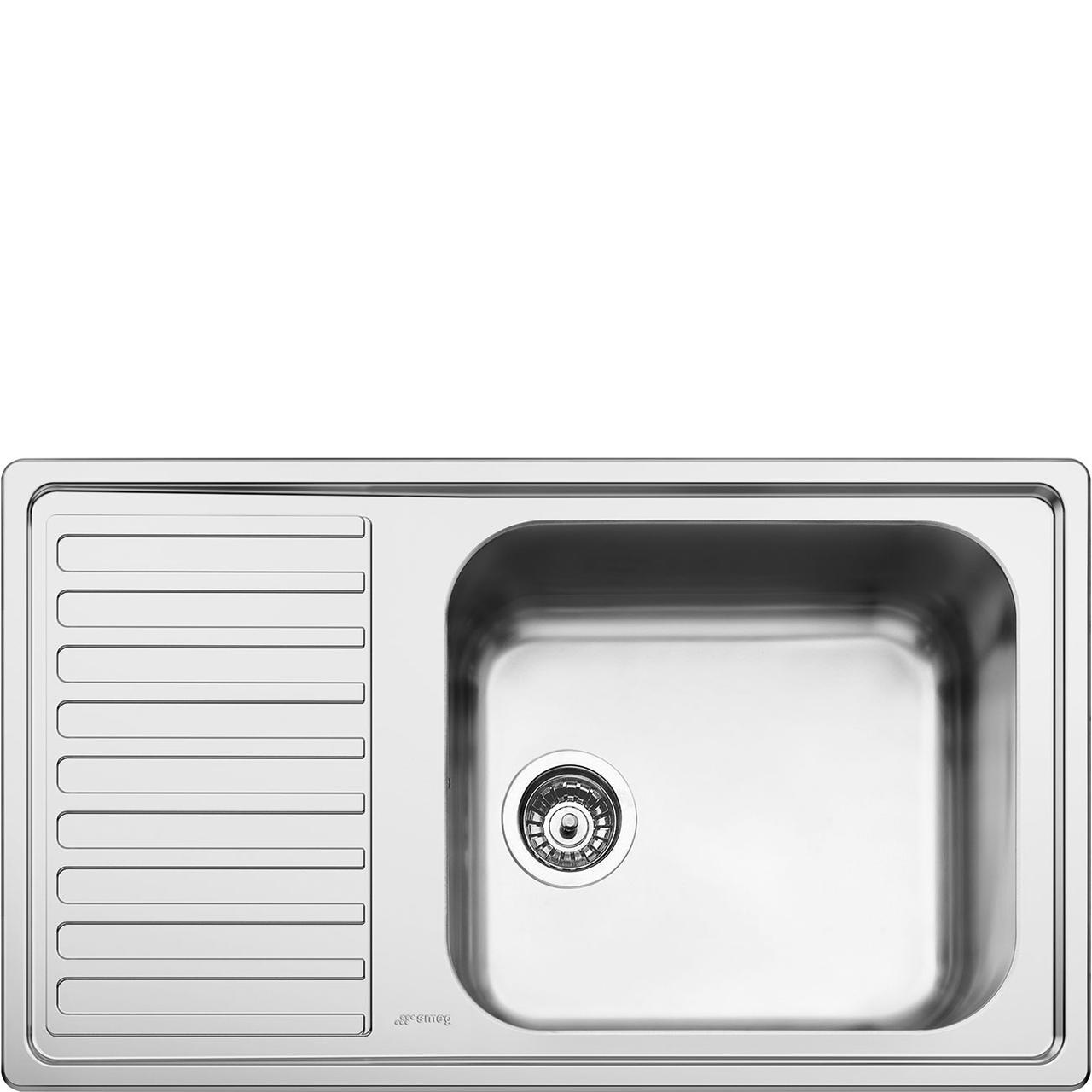 Кухонная мойка Smeg LGM861S-2 Silver - фото 1 - id-p105096174