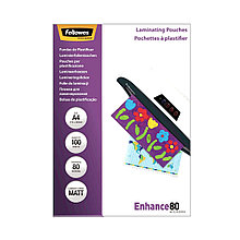 Пленка для ламинирования А4 Fellowes 80мкм 100 шт. матовая