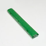 Бумага для упаковок и поделок, гофрированная, зеленая, однотонная, двусторонняя, рулон 1 шт., 0,5 х 2,5 м, фото 7