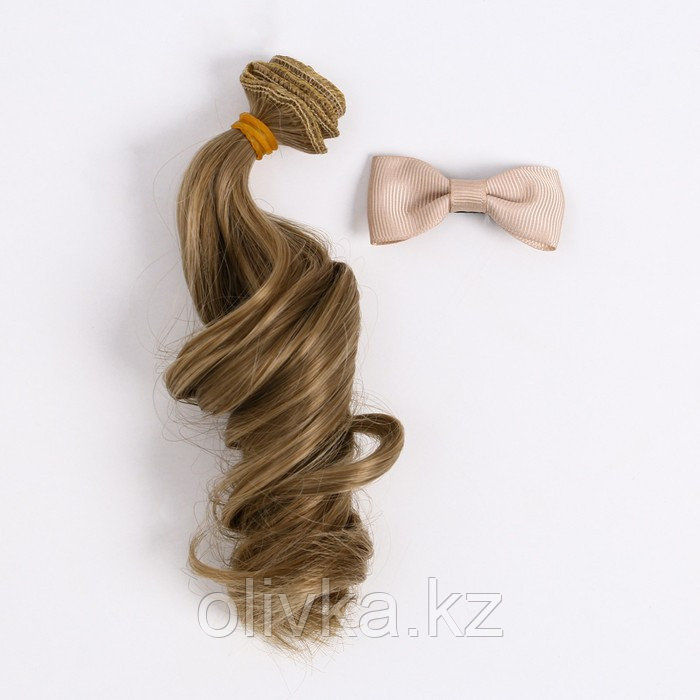 Волосы - тресс для кукол «Амбре волны», длина волос: 25 см, ширина: 150 см - фото 1 - id-p90064749