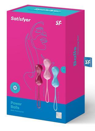 Вагинальные шарики "Satisfyer Balls", 3.4 см, силикон