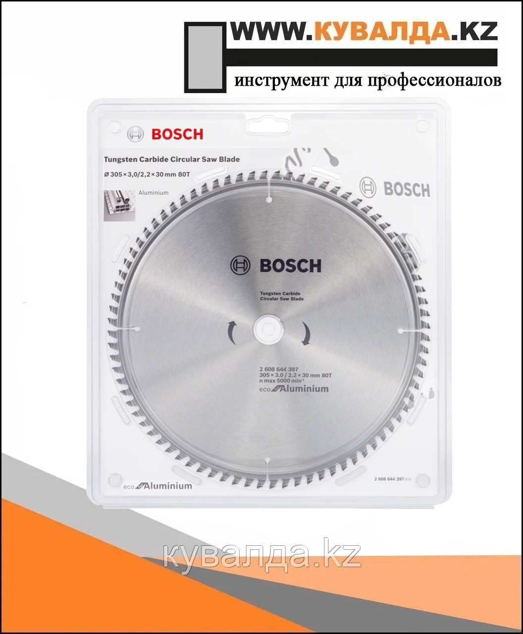 Bosch экономичный пильный диск по алюминию для торцовочных пил 305x30 мм