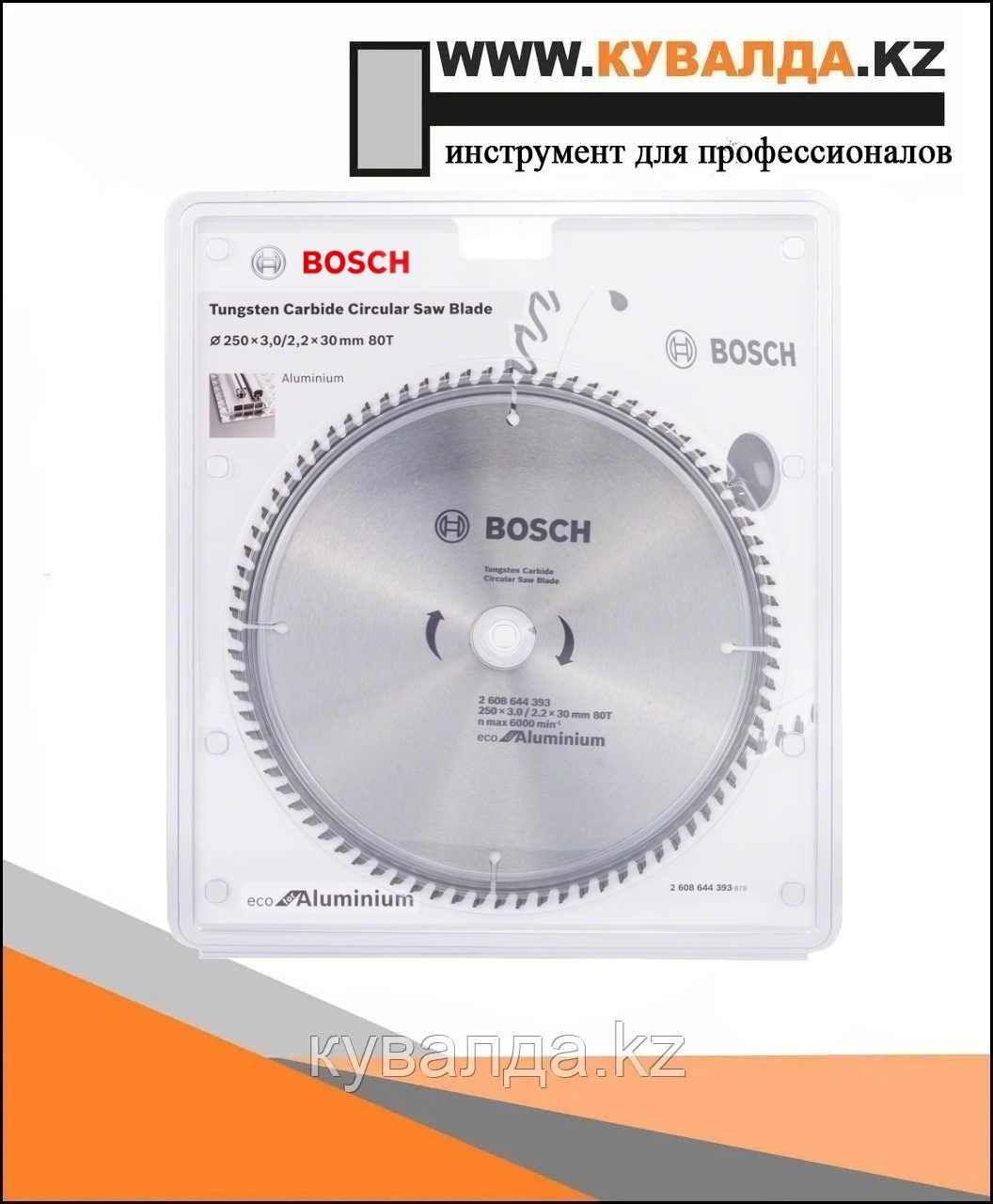 Bosch экономичный пильный диск по алюминию для торцовочных пил 250x30 мм