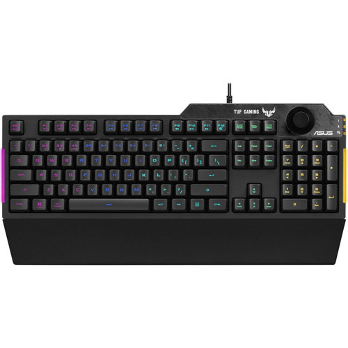 Клавиатура игровая ASUS TUF Gaming K1 USB RU RGB   Black 90MP01X0-BKRA00