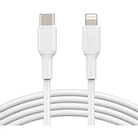 Кабель Belkin Lightning - USB-С PVC 1m white CAA003BT1MWH