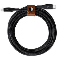 Кабель Belkin DuraTek Plus USB-C - Lightning 1.2m black F8J243BT04-BLK