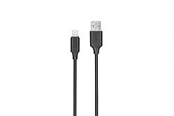Кабель KITs USB 2.0 to Lightning cable  2A  black  1m /Китай/ KITS-W-003