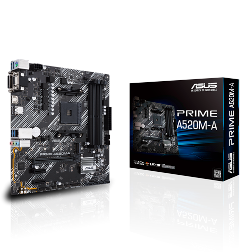 Материнская плата ASUS PRIME А520М-А