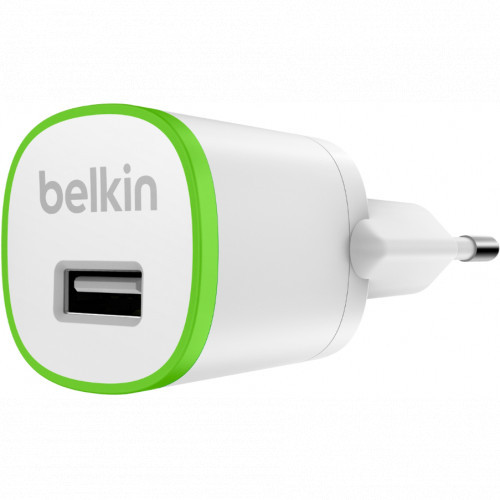 СЕТЕВОЕ ЗАРЯДНОЕ УСТРОЙСТВО BELKIN USB HOMECHARGER 1 А БЕЛЫЙ F8J013VFWHT