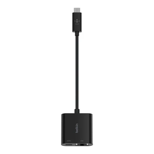 Адаптер Belkin USB-C - Ethernet 60W PD black INC001BTBK