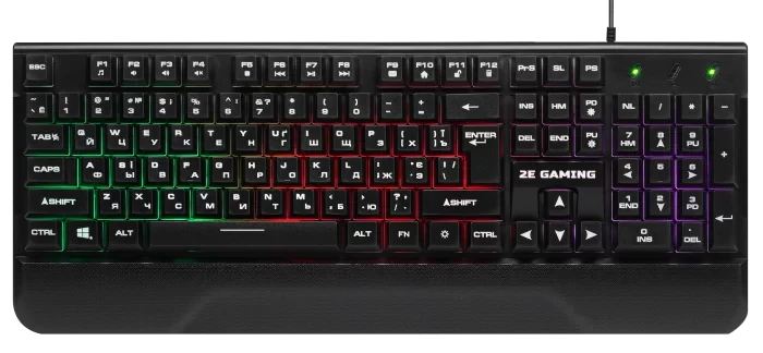 Клавиатура игровая 2E Gaming KG310 LED USB Black Ukr 2E-KG310UB