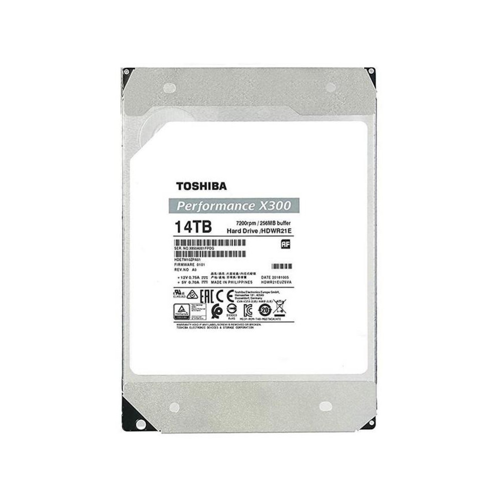 Жёсткий диск HDD 14Tb   Toshiba X300 HDWR21EUZSVA