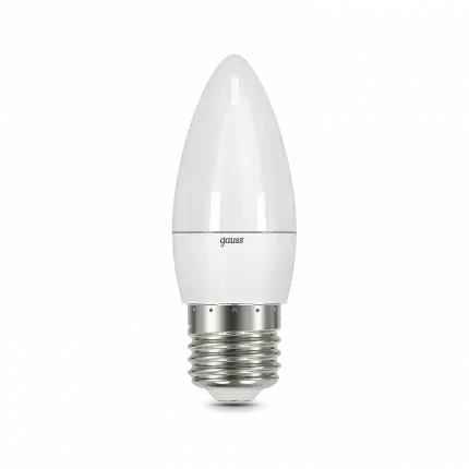 Лампа Gauss Свеча 9.5W 950lm 6500K E27 LED 1/10/50 - фото 1 - id-p105775491