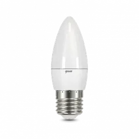 Лампа Gauss Свеча 6.5W 550lm 6500K E27 LED 1/10/100