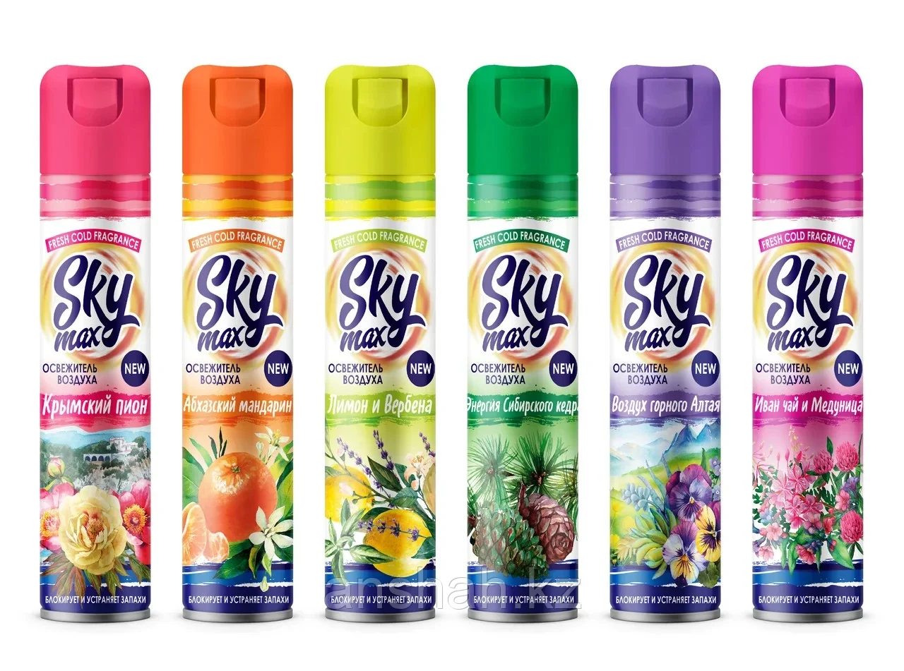 Освежитель воздуха SKY в ассортименте 300мл (12шт в кор)