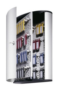 Шкафчик для 48 ключей, 302x400x118мм, настенный, серебристый металлик Durable - фото 1 - id-p105796978